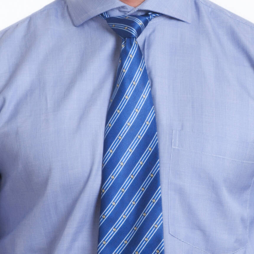 Striped tie